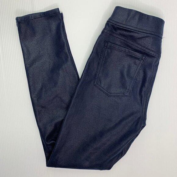 Jen7 Leggings Size 0 Blue Animal Print 7 For All Mankind Snake Texture - Picture 10 of 10